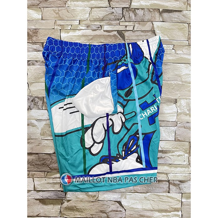 Short Charlotte Hornets Mitchell & Ness Big Face Vert